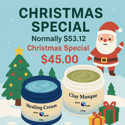 Clay Masque + Healing Cream Christmas Gift Pack